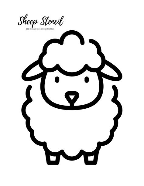 Sheep Craft Cotton Balls, Easy Lamb Drawing, Sheep Svg Free, Sheep Doodle Simple, Easy Sheep Drawings, Sheep Drawing Simple, Cute Sheep Drawing, Cotton Ball Sheep, Sheep Doodle