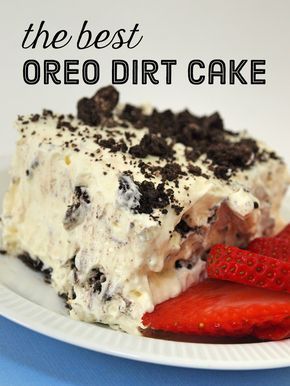 Kansas Dirt Cake, Kansas Dirt Cake Recipe, Dirt Cake Birthday, Dirt Pudding Recipe Easy, Dirty Dessert, Original Dirt Cake Recipe, Best Oreo Dirt Cake, Oreo Dirt Cake Recipe, Oreo Desert