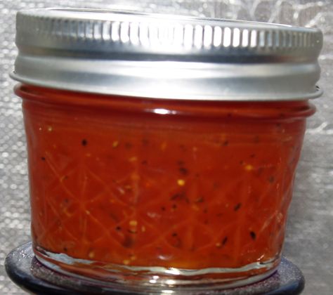 Watermelon, Mango, & Black Pepper Jelly...a great glaze for chicken Glaze For Chicken, Pepper Jelly Recipe, Pepper Jelly Recipes, Mango Rum, Watermelon Jelly, Hot Pepper Jelly, Canned Fruits, Home Canning Recipes, Canning Jam