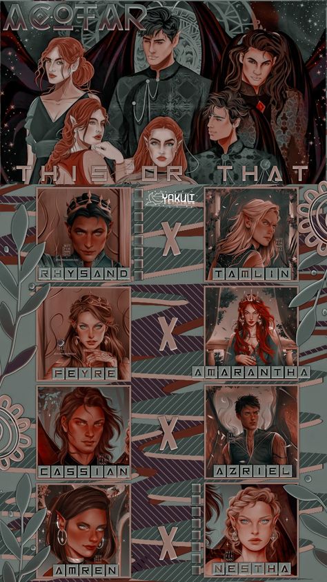 Elain Lucien Azriel, Rhysand And Amarantha Acotar, Naga Acotar, Amarantha Acotar Fanart, Tarquin Summer Court, Azriel Morrigan, Tamlin Beast Form, Tamlin And Feyre, Amarantha Acotar