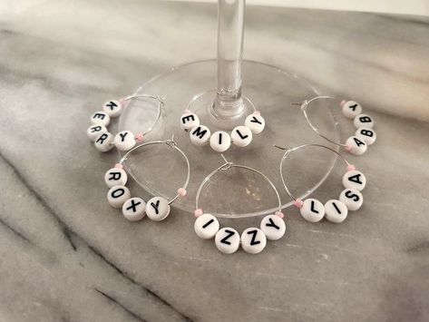 Summer Bachelorette, Prosecco Wine, Fest Temaer, Wine Glass Charm, Bachelorette Party Planning, Bridal Bachelorette Party, Hen Night, Hen Do, Wine Glass Charms