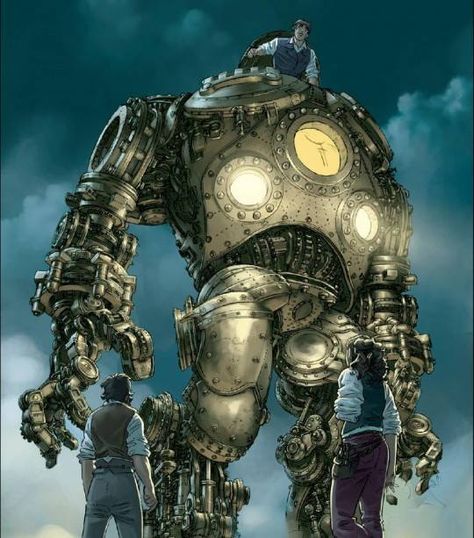 If you haven't read Clockwerx, you should! Steampunk Robots, Steampunk Robot, Steampunk Characters, Steampunk Gadgets, Steampunk Artwork, Mode Steampunk, Art Steampunk, Steampunk Decor, Arte Robot