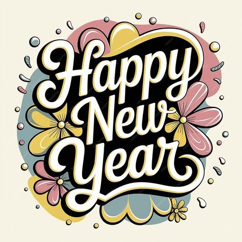 Ai generated Happy New Year 2024 | Premium AI-generated image Happy New Year Typography, Happy New Year Letter, New Year Typography, Happy New Year Text, New Year Text, Greeting Poster, Happy New Year Pictures, Happy New Year Design, New Year Message