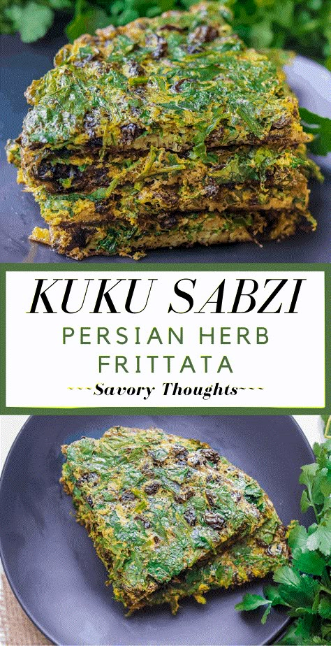 Kookoo Sabzi, Persian Food Iranian Cuisine, Kuku Sabzi, Recipe Casserole, Iranian Recipes, Green Herbs, Persian Recipes, Iranian Cuisine, Recipes Savory