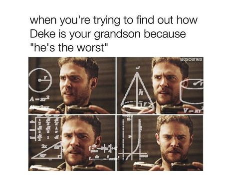 Deke really grew on me, but Fitz's reaction was hilarious <<< apparently he's a season regular now. (Deke is) Leopold Fitz, Luke Mitchell, Iain De Caestecker, Fitz And Simmons, Funny Marvel, Marvel Agents Of Shield, Marvels Agents Of Shield, Marvel Tv, Funny Marvel Memes