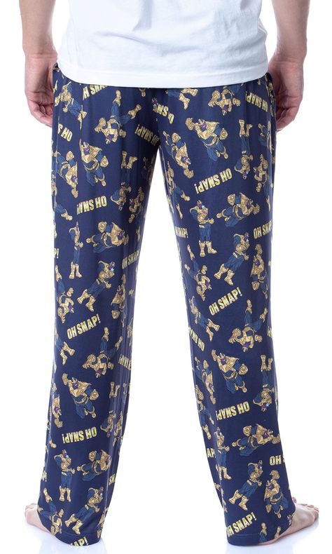 Marvel Mens' Thanos The Infinity Gauntlet Oh Snap Sleep Pajama Pants - Medium Bday Pajamas, Marvel Pajamas, Thanos Infinity Gauntlet, Mind Stone, The Infinity Gauntlet, Infinity Gauntlet, Thanos Marvel, Marvel Merchandise, Oh Snap