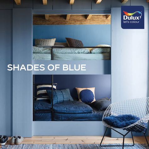 💙 When it comes to blue, the sky is literally the limit... ✨Dark blue rooms offer warmth, coziness and a sense of luxury, while light blue rooms evoke the feeling of seaside bliss. Check out this selection of our most unique blue room ideas that you can get inspiration from! #DuluxZimbabwe #shadesofblue #COTY2022 #proudlyzimbabwe #duluxletscolour Blue Room Ideas, Light Blue Rooms, Dark Blue Rooms, Blue Room, Blue Rooms, Zimbabwe, Color Of The Year, Exterior Colors, Color Shades