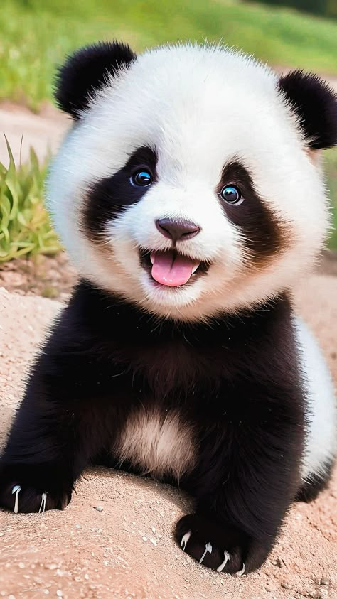 Panda Bears Wallpaper, Panda Background, Baby Panda Bears, Cutee Animals, Panda Bears, Cute Animal Clipart, Bear Pictures, Panda Love