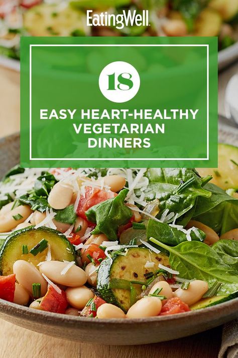 Get a heart-healthy dinner on the table in just 30 minutes or less with these delicious recipes. These vegetarian dinners are packed with fresh vegetables for plenty of nutrients. Whether it’s Seitan BBQ Sandwiches or Mushroom & Tofu Stir-Fry, these vegetarian dinners are low in saturated fat and sodium, so eating for a healthy heart is easy and satisfying. #vegetarian #vegetarianrecipes #vegetarianideas #vegetariancooking #healthyrecipes Heart Healthy Vegetarian Recipes, High Fiber Dinner, Bbq Sandwiches, Winter Dinners, Vegetarian Recipes Dinner Healthy, Health Heart, Heart Healthy Eating, Healthy Vegetarian Dinner, Vegetarian Meal Plan