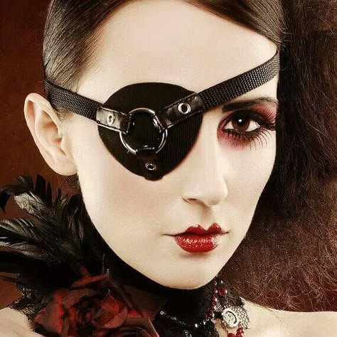 Steam punk Steampunk Eyepatch, Accesorios Dark, Ring Industrial, Visual Kei Outfits, Steampunk Eye, Halloween Ambiance, Pirate Eye, Pirate Eye Patches, Steampunk Diy