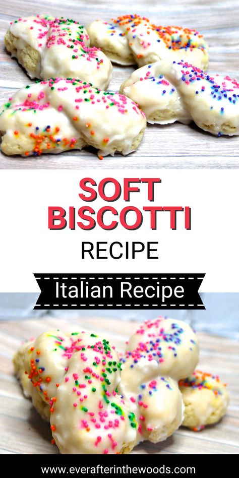 Soft Italian Biscotti Recipe Italian Brownies, Biscotti Recipe Italian, Soft Biscotti Recipe, Italian Biscotti Recipe, Italian Easter Cookies, Italian Biscotti, Biscotti Recipes, Italian Sweets, Italian Christmas Cookies