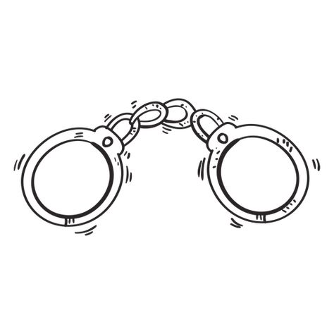 Handcuffs Drawing, Cute Easy Drawings, Layout Template, Design Patterns, Pattern Drawing, Art Drawings Simple, Graphic Image, Logo Icons, Simple Tattoos