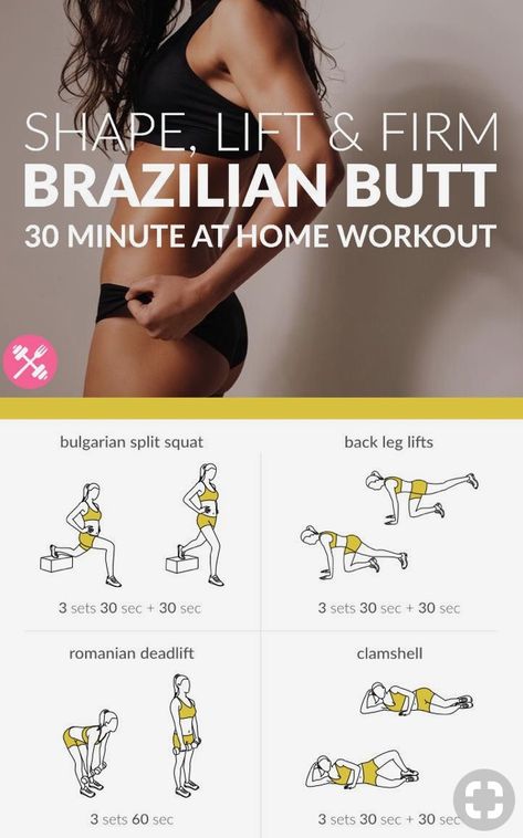 Brazilian Buttlift Workout At Home, Workout Exercises At Home Big Butty, Lose Thigh Fat Fast, Workout Plan Template, Bridge Workout, Lose Thigh Fat, Buttocks Workout, Abs Workout For Women, Ab Workout At Home