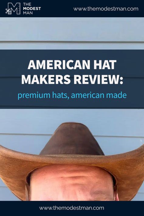 Looking for the perfect hat to elevate your style? 🕶️ Check out our latest review of American Hat Makers! From quality craftsmanship to impeccable design, find out why these hats are a must-have for every man’s wardrobe. Click to read more and get inspired! American Hat Makers, Leather Cowboy Hats, American Hat, Become More Confident, Fashion Tips For Men, Felt Cowboy Hats, Advice For Men, Types Of Hats, Different Hats