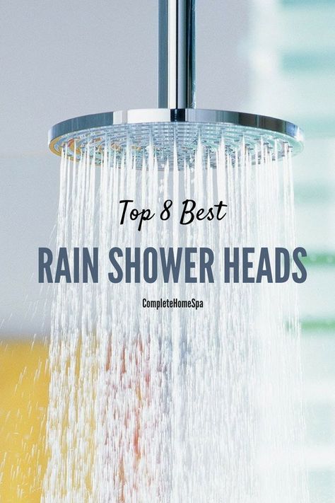 Top 8 Best Rain Shower Heads #completehomespa #rainshowerheads #chs Rainwater Shower Head, Master Bath Shower Fixtures, Showers With Rain Shower Heads, Rain Showers Bathroom, Rainhead Shower Head From Ceiling, Rainfall Shower Head With Handheld, Best Shower Heads For Pressure, Rainhead Shower Master Bath, Rain Head Shower Master Bath