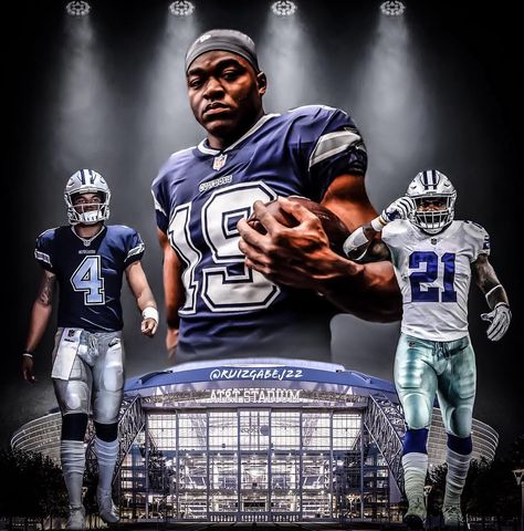 146 Likes, 3 Comments - Gabe ruiz (@ruizgabej22) on Instagram: “@amaricooper9 @_4dak @ezekielelliott it’s comes in 3’s #dallascowboys #dallascowboysnation…” Cowboys Wallpaper, Dallas Cowboys Images, Dallas Cowboys Decor, Dallas Cowboys Wallpaper, Cowboy Images, Dallas Cowboys Football Team, Joker Heath, Cowboy Stuff, How Bout Them Cowboys