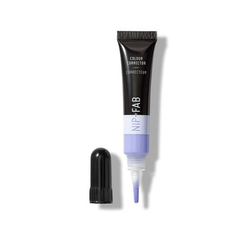 Nip + Fab Make Up Colour Corrector in Lavender- ellemag Purple Concealer, Lilac Makeup, Best Color Corrector, Makeup Color Corrector, Colour Corrector, Makeup Wishlist, Color Corrector, Foundation Concealer, The Hype