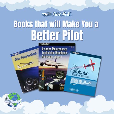 Wanting to improve your flight skills? We've got you covered. Check out our guide on books that are sure to help you become an even better pilot than you already are!  #aviation #pilots #pilotmall Student Pilot Quotes, Become A Pilot, Hamilton Pilot Pioneer, Robert Ludlum Books, Pilots Aviation, High School Advice, Aviation Pilot Memes, Blog Article, Proverbs