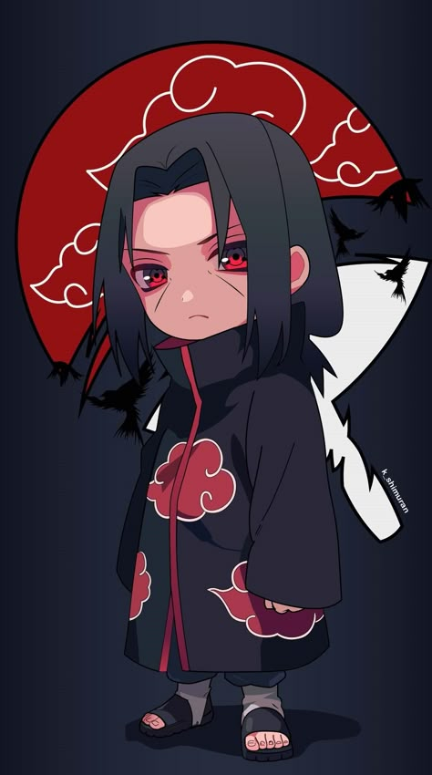 Itachi Uchiha Cute, Cute Itachi, Itachi Cute, Itachi Chibi, Anime Itachi Uchiha, Chibi Naruto Characters, Chibi Gif, Chibi Naruto, Itachi Akatsuki