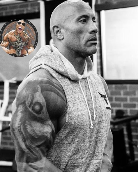 The Rock Dwayne Johnson Workout, Dwayne Johnson Workout, Rock Workout, The Rock Workout, Dwyane Johnson, Dwayne Johnson Quotes, Lauren Hashian, Brahma Bull, Bull Tattoo