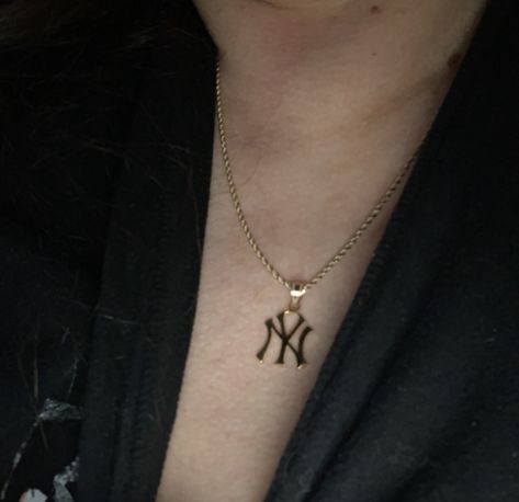 Yankees Necklace, Didi Gregorius, Ny Yankees, Cross Necklace, Silver