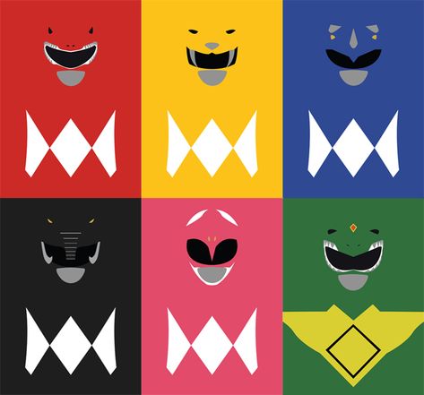 Mighty Morphin Power Ranger minimalist poster Festa Power Rangers, Original Power Rangers, Power Ranger Birthday Party, Power Ranger Party, Power Ranger Birthday, Power Rangers Dino Charge, Arte Nerd, All Power Rangers, Go Go Power Rangers