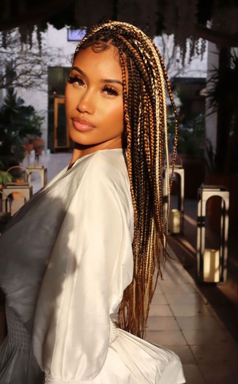 Long Coi Leray Braids With Color, Baddie Braided Hairstyles, Protective Style Braids, Concert Hairstyles, Colored Braids, Big Box Braids Hairstyles, Ethnic Hairstyles, Protective Hairstyles Braids, Funky Hairstyles