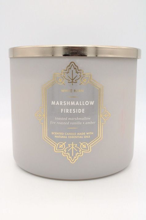 Bath And Bodyworks Candle, Bath And Body Candles, Dw Candles, Marshmallow Fireside Candle, Candle Bath And Body Works, Marshmallow Fireside, 16th Birthday Wishes, Marshmallow Candle, Bath And Body Works Candles