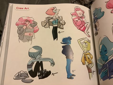 Steven Universe Crew Art, Pearl Design Steven Universe, Steven Universe End Of An Era, Genderbent Steven Universe, Steven Universe Jacket, Steven Universe Concept Art, Steven Universe Art Style, Steven Universe Pearls, Pearls Steven Universe