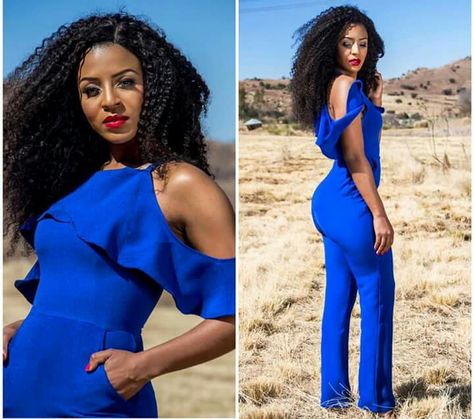 Jessica Nkosi for YDE Jessica Nkosi, I Feel Pretty, Girls Rock, Mode Fashion, Fashion Forward, Hair Makeup, Cold Shoulder Dress, Outfit Inspirations, Jumpsuit