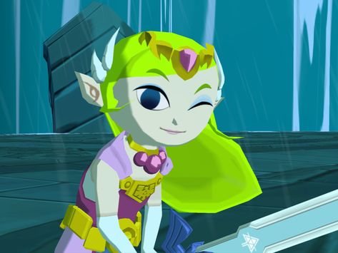 Princess Zelda Wind Waker, Wind Waker Zelda, Toon Zelda, Link Wind Waker, Zelda Funny, Zelda Twilight Princess, Wind Waker, Ocarina Of Time, Nintendo Art