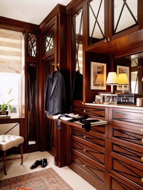 Masculine wardrobe Stone Mansion, Dressing Room Closet, Men Closet, Dream Closets, Clothes And Shoes, Closet Inspiration, Room Closet, Design Del Prodotto, Wardrobe Closet