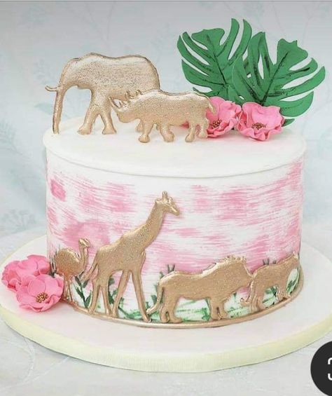 Two Wild Birthday Cake, Two Wild Cakes, Third Birthday Girl, 4de Verjaardag, Jungle Thema, Number Blocks, 2nd Birthday Party For Girl, Wild Birthday Party, Animals Safari