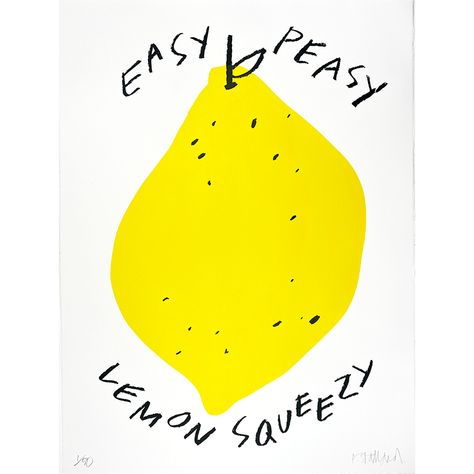 The "Get Fruity" collection by our Creative Director Rose Stallard has a new zesty addition 🍋 

Bright and bold, this giant fruit will bring cheer to any wall! Each print was hand-pulled by Rose in our studios, featuring her signature sense of humour and distinctive hand-drawn illustrations and typography.

#printclublondon #rosestallard #screenprint #getfruity #lemon #fruit #limitededition #typography Lemon Artwork, Lemon Graphic, Lemon Illustration, Handwritten Text, Typography Love, Sense Of Humour, London Clubs, London Print, Artist Gifts