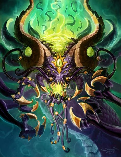 Old Gods (also known as the Dread Elders, the Elder Gods, the Old Lords, the Old… Hearthstone Artwork, The Old Gods, Old Gods, Stage Ideas, Lovecraftian Horror, Warcraft Art, Hp Lovecraft, Cthulhu Mythos, Cosmic Horror