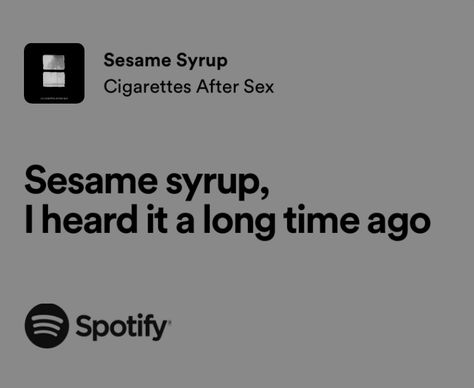 Sesame Syrup Lyrics, Sesame Syrup Cas, Sesame Syrup, Song Recommendations, Spotify Lyrics, Favorite Lyrics, Just Lyrics, Lord And Savior, Long Time Ago