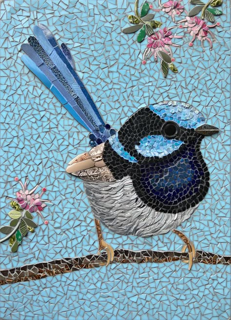 Collage Mosaic, Mosaic Floors, Mosaics Ideas, Garden Mosaics, Mosaic Birdbath, Mosaics Art, Mosaic Art Diy, Concrete Stepping Stones, Mosaic Animals