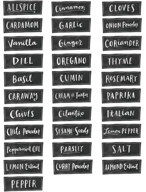 Free Kitchen Stickers Free Pantry Labels, Kitchen Pantry Labels, Pantry Organization Labels, Spice Jar Labels, Chalkboard Printables, Diy Pantry, Spice Labels, Chalkboard Labels, Organizing Labels