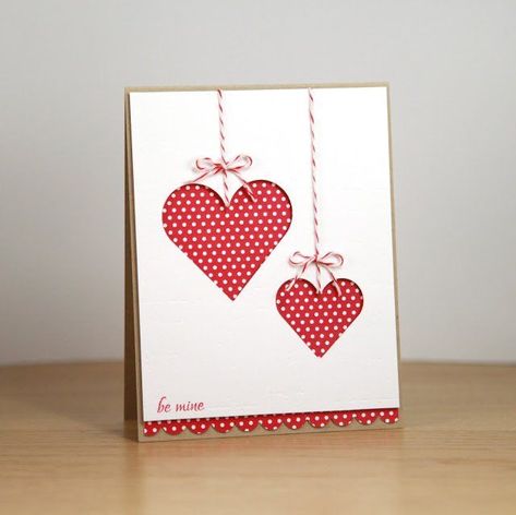 There’s nothing wrong with a store-bought Valentine’s Day card, but a homemade card will make your loved one feel even more special because of the time and effort that went into creating it.Luckily, making a Valentine’s Day card doesn’t have to be hard. We rounded up some adorable, easy-to-make cards (including one cute DIY envelope) from some [...] Valentine Cards To Make, Valentines Day Cards Diy, Valentines Day Cards Handmade, Diy Valentines Cards, Valentine Love Cards, Valentine Cards Handmade, Homemade Valentines, 자수 디자인, Handmade Valentine