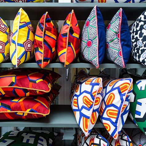 African Print Pillows, African Interior Design, African Inspired Decor, African Interior, African Accessories, African Home Decor, African Decor, African Wax Print, Printed Cushions