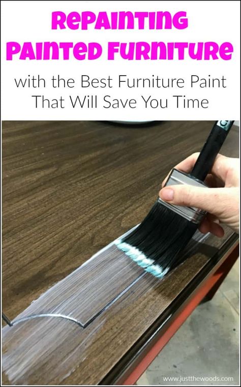 Repainting furniture is something that we avoid if possible. But when you repaint furniture or even paint over stain you need to use this furniture paint for amazing results. See how to repaint furniture with fast-drying furniture paint that works great for painting over stained wood. #repaintingfurniture #howtorepaintfurniture #paintoverstain #furniturepaint #paintedfurniture #canyoupaintoverstain Repaint Furniture, Painting Over Stained Wood, Paint Stained Wood, Antiquing Furniture Diy, Painted Furniture For Sale, Painting Old Furniture, Repainting Furniture, Furniture Painting Techniques, Old Furniture