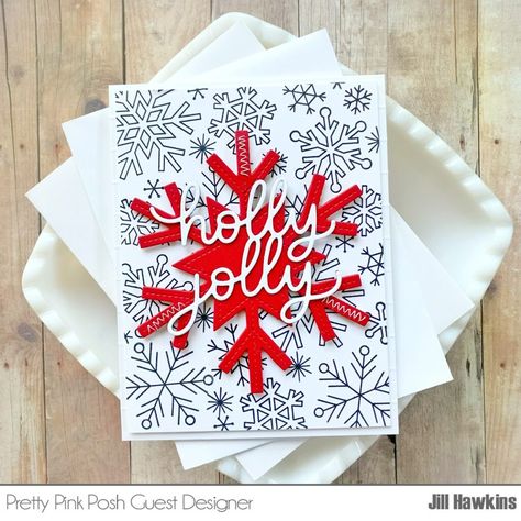 Day 2: October Blog Hop | Pretty Pink Posh Posh Christmas, Kids Planner, Snow Much Fun, Pretty Pink Posh, Winter Cards, Snowflake Designs, Winter Fun, Crafty Projects, Holly Jolly