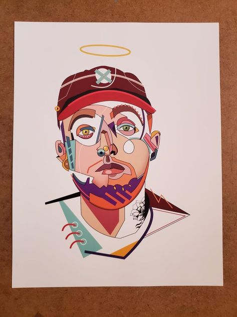 Mac Miller Pop Art, Mac Miller Art, Virtue Ethics, Art Portraits, Mac Miller, Art Pop, Wall Print, Digital Art Prints, Drawing Ideas