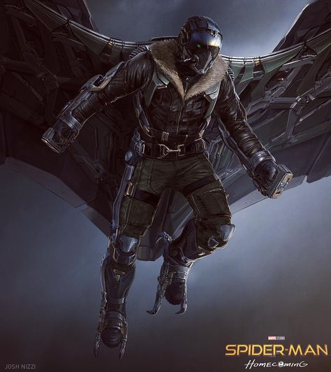 Spiderman Homecoming Vulture, Vulture Spiderman, Vulture Marvel, Robert E Howard, Spider Man Homecoming, Concept Art World, Marvel Villains, Spiderman Homecoming, Marvel Comic Universe