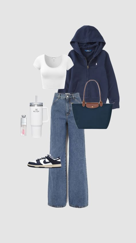 #myfirstshuffle #basicoutfit Collage Outfits, Uni Outfits, Casual Day Outfits, Outfit Inspo Casual, Easy Trendy Outfits, Ootd Inspo, Inspo Outfit, Winter Fits, School Fits