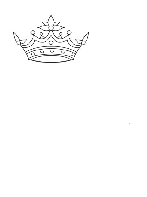 Crown Line Drawing, Crown Tattoos, Crown Decor, Crown Tattoo Design, Infinity Tattoos, Crown Tattoo, Sketches Simple, Kings Crown, Tattoo Stencils