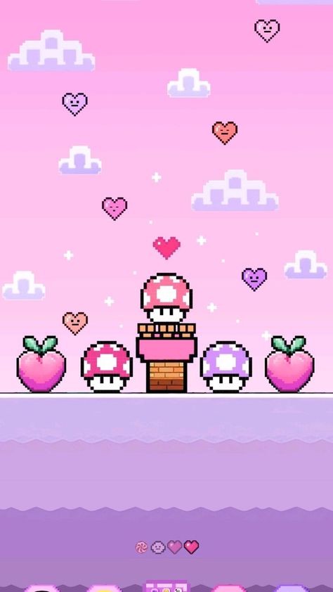 ₊˚ෆ Follow me for more 𐙚 visit my boards ₊˚ෆ Pink Mario Wallpaper, Pink Gaming Aesthetic Wallpaper, Cute Mario Wallpaper, Video Game Wallpapers, Mario Wallpaper, Hello Kitty Games, Aesthetic Profile Picture Cartoon Soft, Iphone Wallpaper Music, My Boards