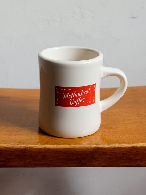 Relive those late night diner outings in the comfort of your own home with our Methodical diner mug. Pairs perfect with our Belly Warmer coffee. Ceramic. 10oz. Griddle butter sold separately. Ships Monday through Wednesday. A24 Stills, Coffee Town, Diner Mug, Kitchenware Design, Vintage Diner, Outdoor Stage, Vintage Dishware, Coffee Ceramic, Breakfast Drink