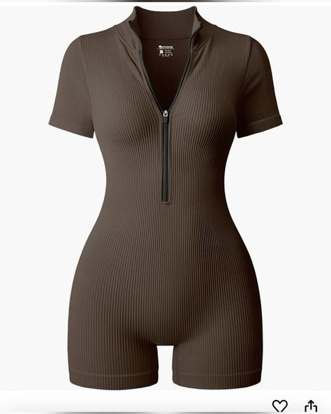 Ribbed Romper, Modele Fitness, Body Suit With Shorts, Workout Fits, Body Suit Outfits, Ribbed Shorts, Model Outfits, Activewear Fashion, Athleisure Fashion