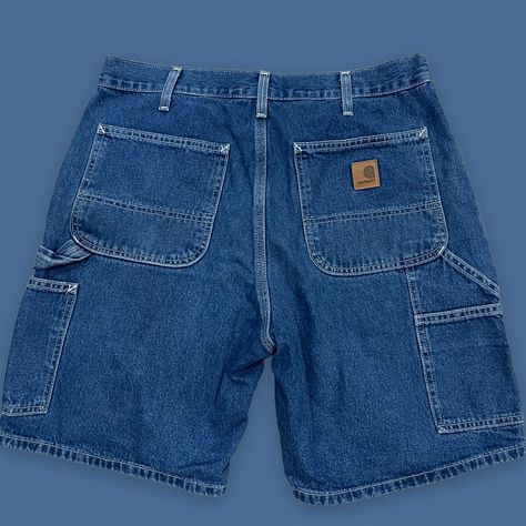 Best Shorts For Men, Carpenter Shorts, Mens Denim Shorts, Summer Closet, Y2k Tops, Work Shorts, Jean Short, Carpenter Pants, Carpenter Jeans